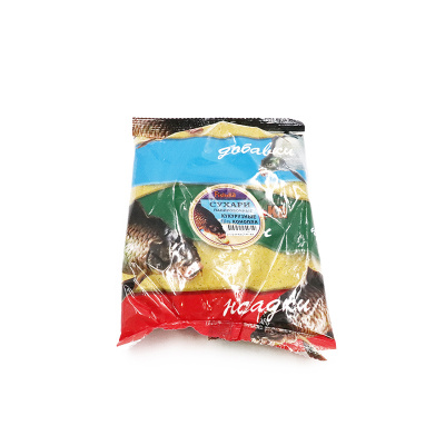 Добавка к прикормке Сухари панировочные КУКУРУЗНЫЕ конопля 500 гр.