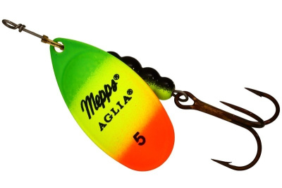 Блесна "MEPPS" Aglia Fluo №5 Tiger 13 гр.