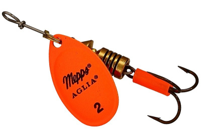 Блесна "MEPPS" Aglia Fluo №2 OR 4.5 гр.