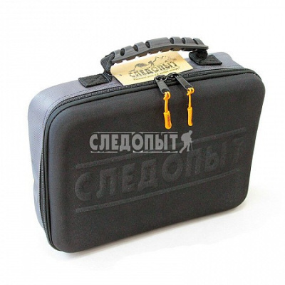 Сумка рыболовная "СЛЕДОПЫТ" Module Case, 30х22х10 см, цв. серый + 2 коробки Luno