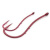 Крючок OWNER 53118 Worm SP-BH bloody red №12 (9 шт.)