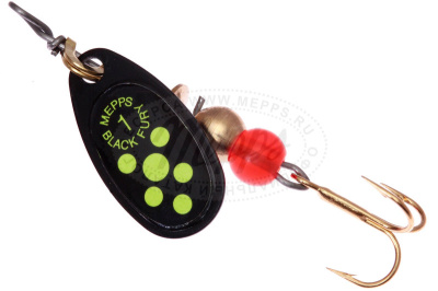 Блесна "MEPPS" Comet Black Fury №00 Chart BL 1,5 гр.