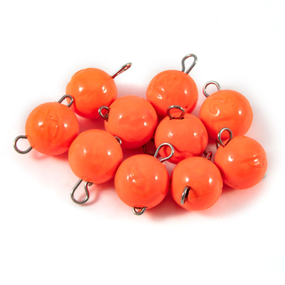 Груз Чебурашка окрашенный разборный "ЯМАН" (1 шт.) - 2 гр., оранжевый