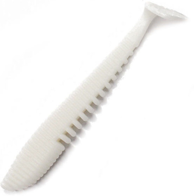 Виброхвост YAMAN Legend Minnow, р.3,5 inch, цвет #01 - White (уп. 5 шт.)