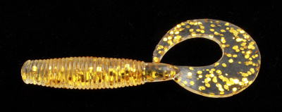 Твистер MEREGA Spinny Tail, р.25 мм, вес 0,2 г, цвет M280, креветка (уп.10 шт)