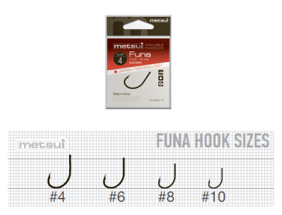 Крючок "METSUI" funa bln №8 12шт FU-BLN-08