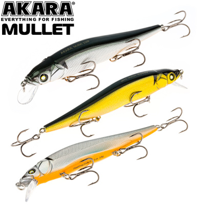 Воблер "Akara" Mullet 110F 14г M110F-A23/59
