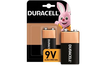 Батарейка DURACELL 6LR61 Alkaline 9V Крона (1 шт.)