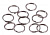 Кольцо заводное "Marlin's" Spring Steel 8мм SH8200 10шт