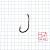 Крючок KOI "GRIP CARP HOOK", размер 4 (INT), цвет BN (10 шт.)