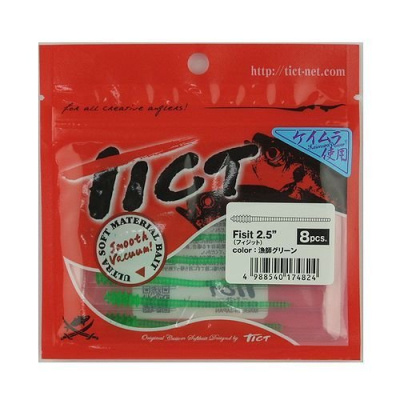 Приманка силиконовая TICK Fisit, 3.5 (Ryoushi Green)