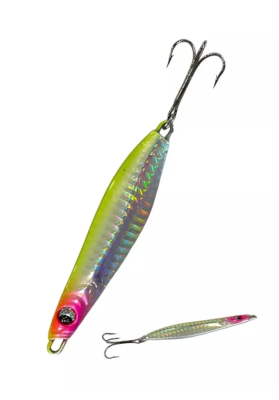 Блесна-пилькер IRON FISH 40 гр. red headed yellow