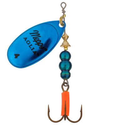 Блесна "MEPPS" Aglia Platium №4 Bleu 9г