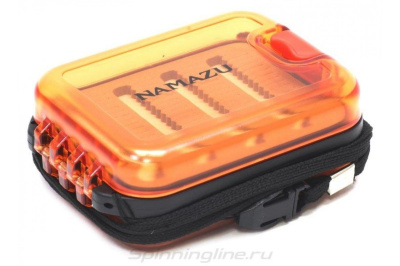 Коробка для мормышек и мелких аксессуаров Namazu Slim Box, тип A, 104х72х22 мм