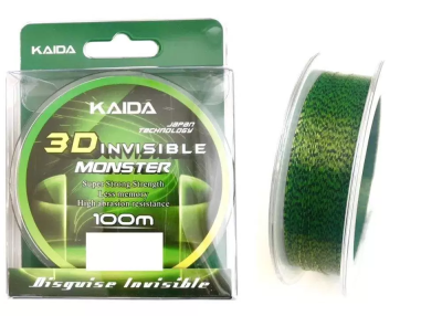 Леска "KAIDA" 3D Invisible Monster 100 м 0,16 мм