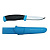 Нож Morakniv Companion Navy Blue, нержавеющая сталь, прорезиненная рукоять с синими накладкам