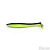 Виброхвост YAMAN Flatter Shad, р.3 inch, цвет #32 - Black Red Flake/Chartreuse (уп. 6 шт.)