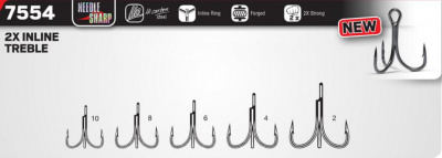 Крючок "VMC" 7554 BN №4 5шт