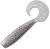 Твистер YAMAN Lazy Tail Shad, р.7 inch цвет #13 - Chrome (уп. 3 шт.)