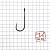 Крючок KOI "SINGLE SPOON LONG", размер 2 (INT), цвет BN (10 шт.)