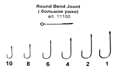 Крючок "FISH SEASON" Round Bent Joint №8 8шт 11100-08F