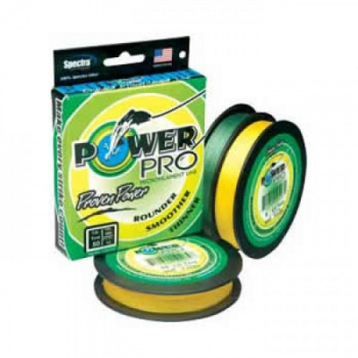 Леска плетеная Power Pro 135м желтая 0,36/30кг 