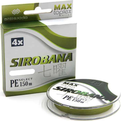 Шнур плетеный "Shii Saido" Sirobana 4X, L-150 м, d-0,128 мм, test-4,53 кг, olive