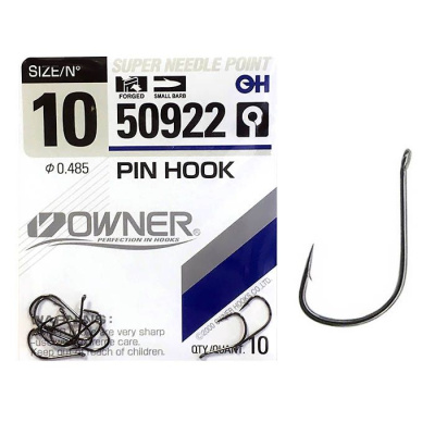 Крючок OWNER 50922 Pin Hook BC №10 (10 шт.)