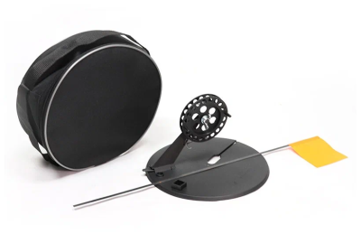 Набор жерлиц осн. Yaman с угл. пласт. стойкой d-210 мм, кат.90 мм, груз конус 7г, леска 10м, d-0,4мм