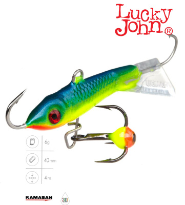 Балансир "Lucky John" Classic 40мм+тройник 81401-29