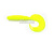 Твистер YAMAN PRO Spiral, р.2.5 inch, цвет #02 - Chartreuse (уп.10 шт)