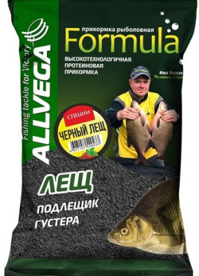 Прикормка "ALLVEGA" Formula Black Bream Spice черный лещ специи 900г