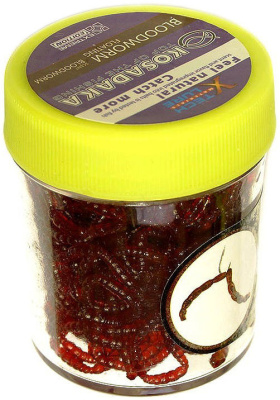 Приманка силик. "KOSADAKA" Мотыль т-красн. запах мотыля 9г SBWF-DR-BW