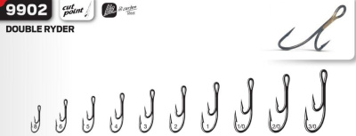 Крючки VMC 9902 BZ (бронза) №01 (10шт) (Франция)