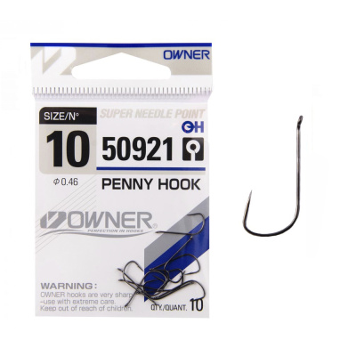 Крючок OWNER 50921 Penny Hook BC №10 (10 шт.)