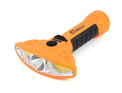 Фонарь ручной "СИБИРСКИЙ СЛЕДОПЫТ-STARSHIP", 1 LED+2 COB, аккум.1x2200mAh