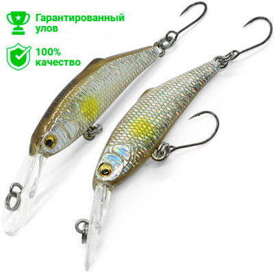 Воблер "KOSADAKA" Sharky Minnow XD 43S плав. 2.15г GTS