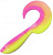 Твистер YAMAN Mermaid Tail, р.5 inch цвет #24 - Gum (уп. 5 шт.)