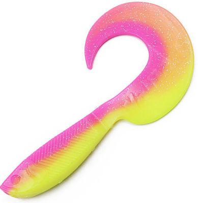 Твистер YAMAN Mermaid Tail, р.5 inch цвет #24 - Gum (уп. 5 шт.)