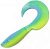 Твистер YAMAN Mermaid Tail, р.5 inch цвет #18 - Ice Chartreuse (уп. 5 шт.)