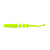 Слаг YAMAN PRO Dasty, р.1,7 inch, цвет #02 - Chartreuse (уп. 10 шт.)