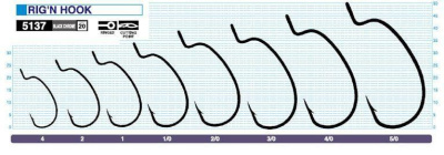 Крючок "OWNER" 5137-01 6шт офсет.
