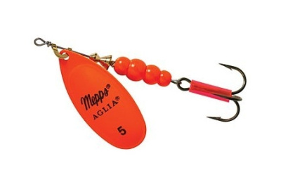 Блесна "MEPPS" Aglia Fluo №5 OR 13 гр.