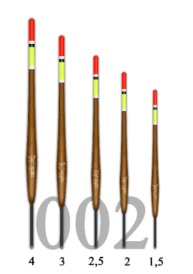 Поплавок "WORMIX" 002 бальса 1.5г 00215