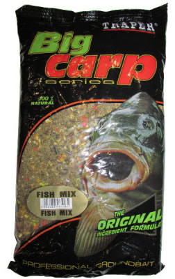 Прикормка "TRAPER" 00084 Рыбный микс (Big carp fish mix), 1 кг