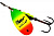 Блесна "MEPPS" Aglia Fluo №4 Tiger