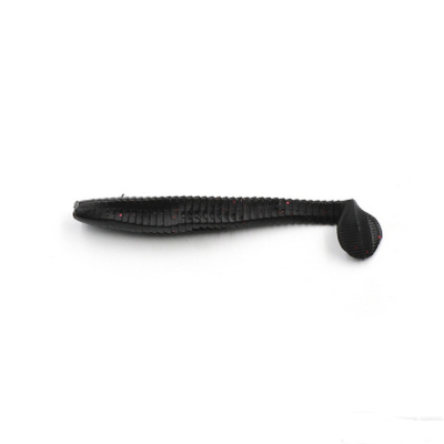 Виброхвост YAMAN Flatter Shad, р.3 inch, цвет #31 - Black Red Flake (уп. 6 шт.)