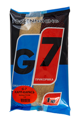 Прикормка "GreenFishing" G-7 Карп-карась 1кг 775106