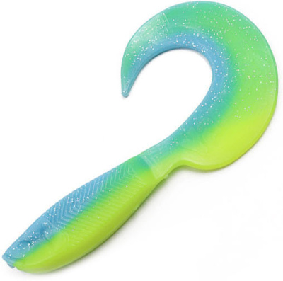 Твистер YAMAN Mermaid Tail, р.5 inch цвет #18 - Ice Chartreuse (уп. 5 шт.)