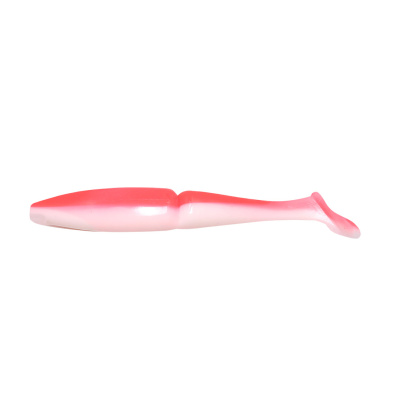 Виброхвост YAMAN PRO Mamura, р.5 inch, цвет #27 - Red White (уп. 4 шт.)